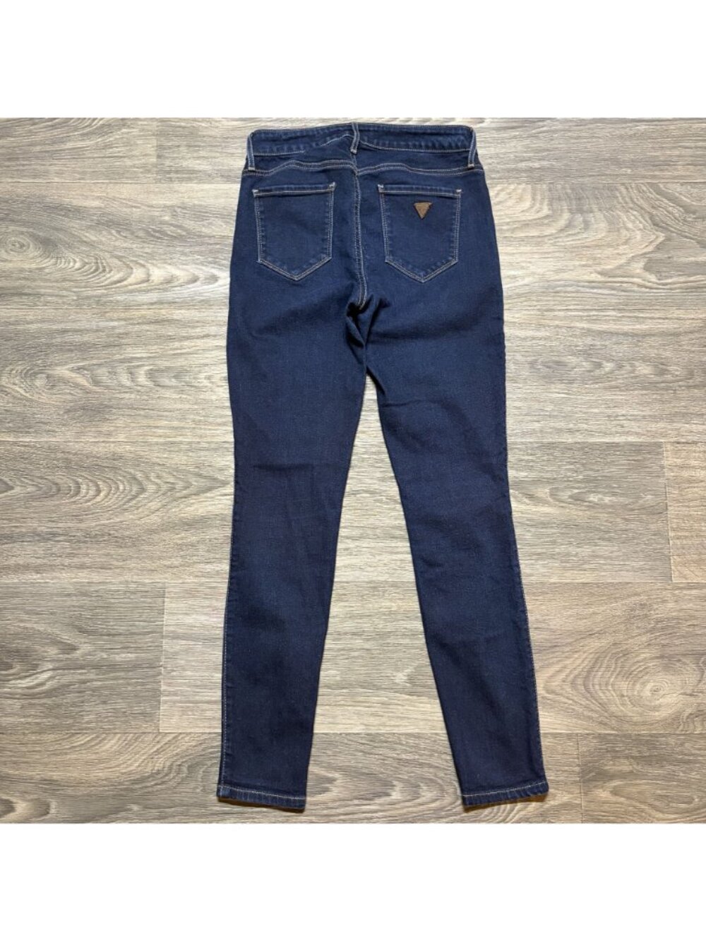Guess Sexy Curve Dark Wash Skinny Jeans 29 Stretch Denim 5 Pocket Mid Rise - Picture 5 of 14